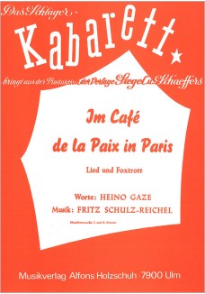 Im Cafe de la Paix in Paris